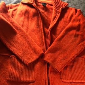 Tally Ho- L‎ Rust colored sweater heavy knit